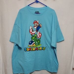 Graphic Tee Hybrid Apparel Super Mario